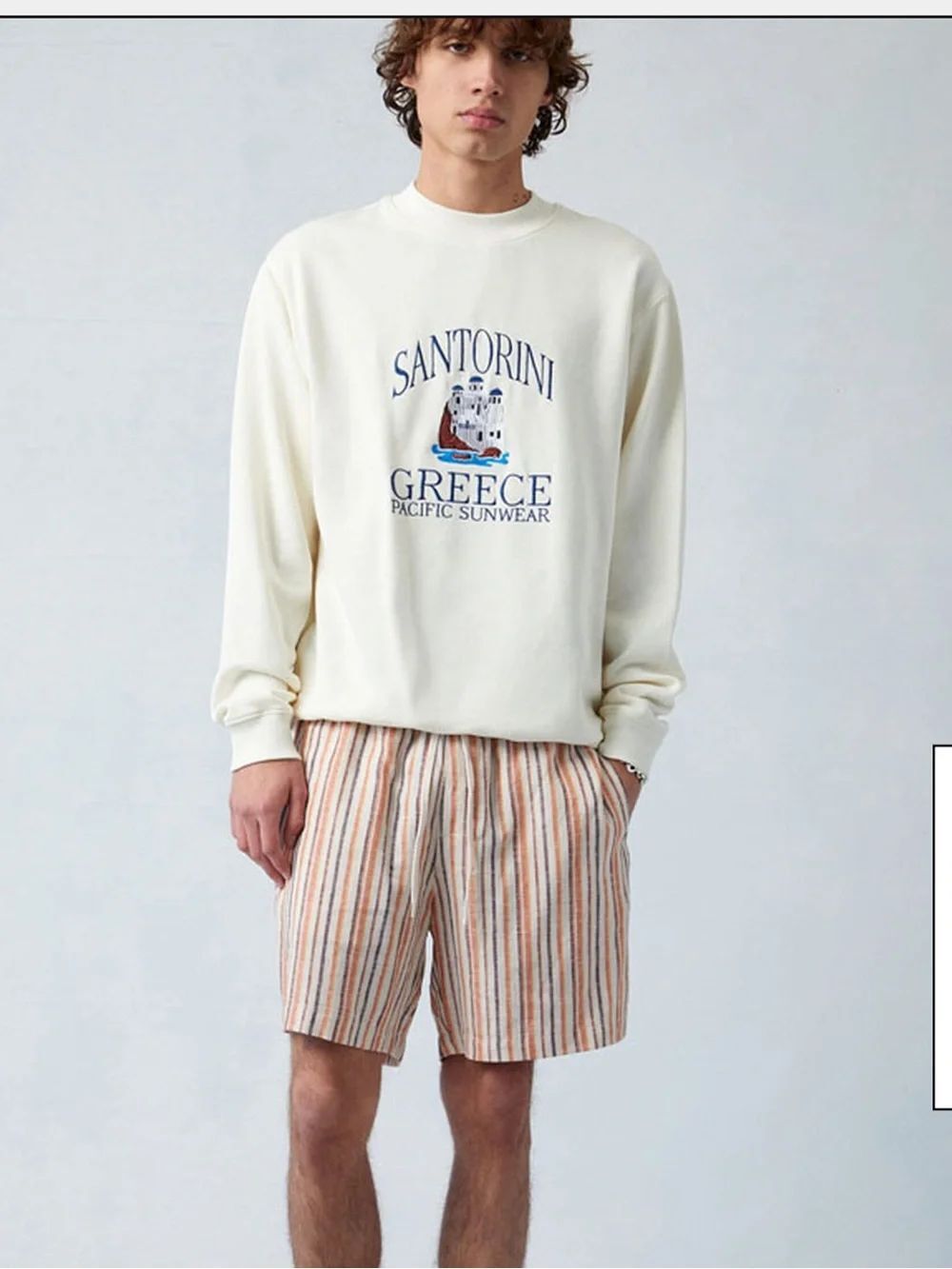 PacSun's Russel Linen Volley Striped Shorts, size Small